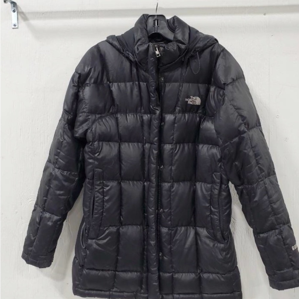 Women’s The North Face Women's Charcoal Puffer Coat - Size Medium